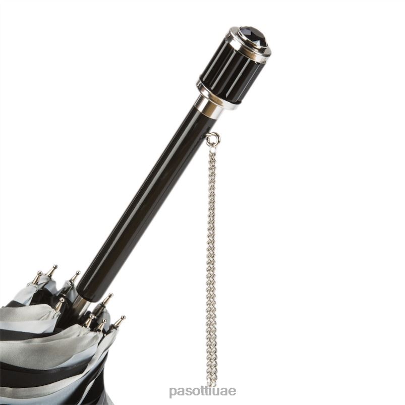 مظلة | 189n 21273-11 s11 - مظلة داليا فضية، قماش مزدوج PASOTTI Z446V357